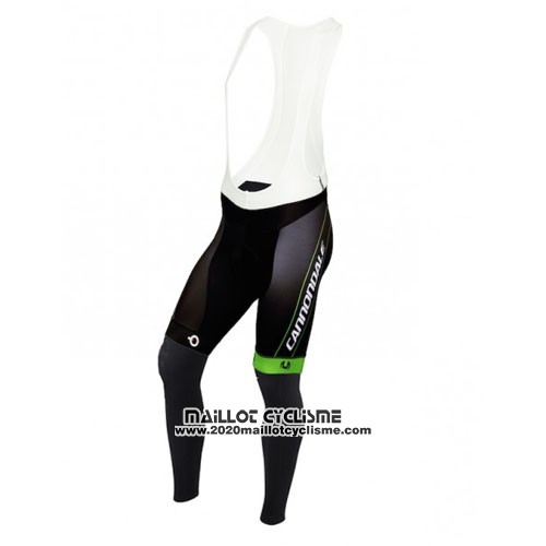 2016 Maillot Ciclismo Cannondale Ml Noir et Vert Manches Longues et Cuissard